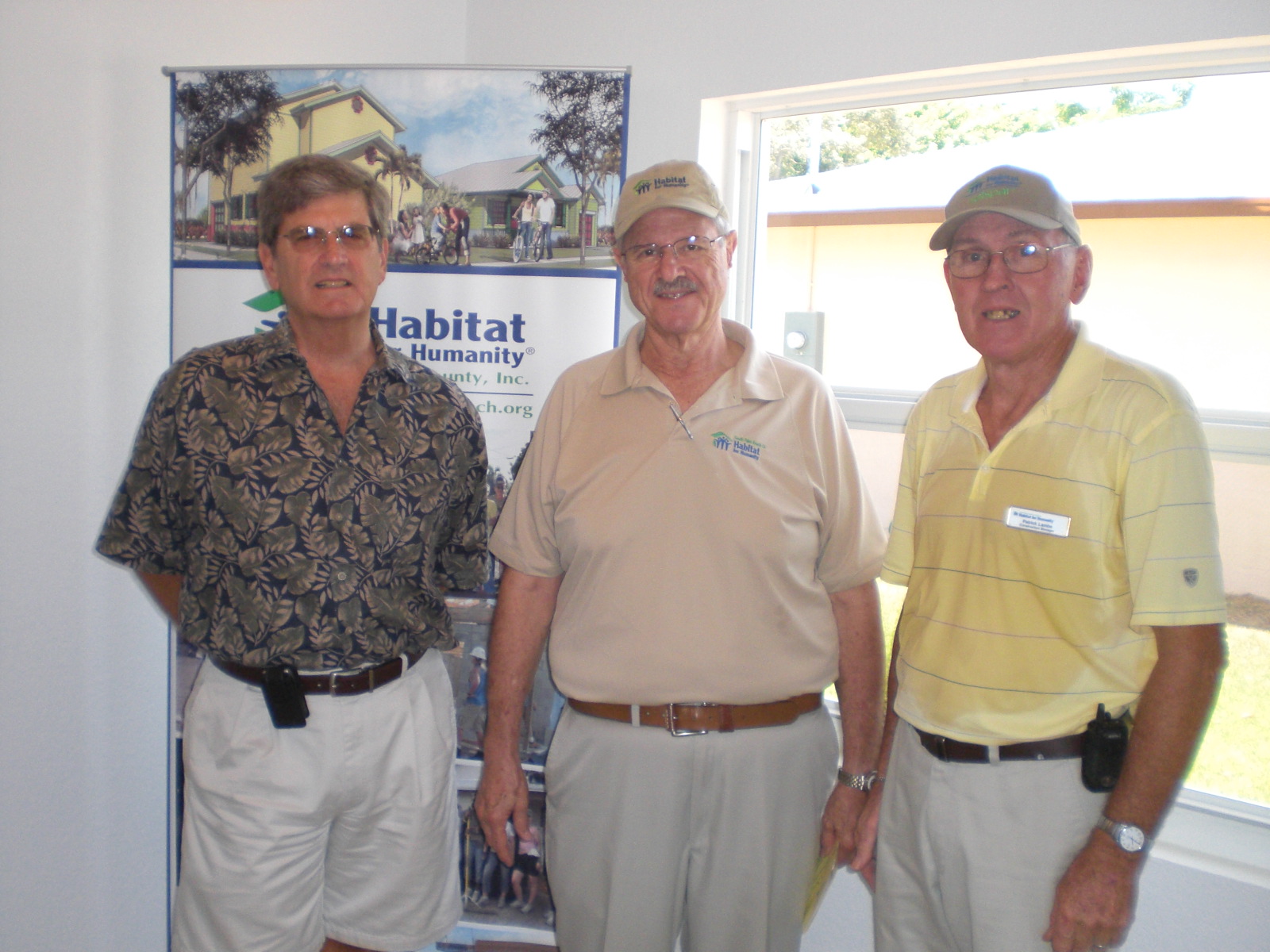 Bill Fagin, Lew Miller and Patrick Lambe