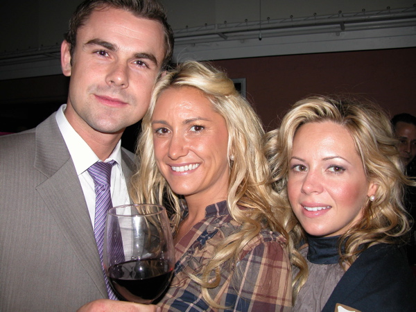 Jeremy B. Swanson of MorganStanley SmithBarney, Karolyn Heskin of Bacchus Spirited Marketing & Promotions, and Lisa Nadeu, a licensed esthetician with the office of Dr. Thomas Balshi in Delray Beach. 