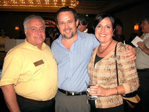 CPA Charles Cannone, left, with Francisco Perez-Azua, Delray's economic development director, and Beth Johnston, executive vice president of the Delray Chamber.