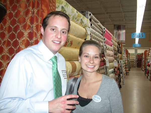 Nick Sadowsky of Morgan Stanley Smith Barney with Dr. Tiffany Peterson of the Spodak Dental Group in Delray Beach.