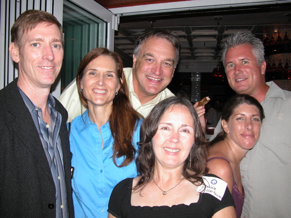 five people posing