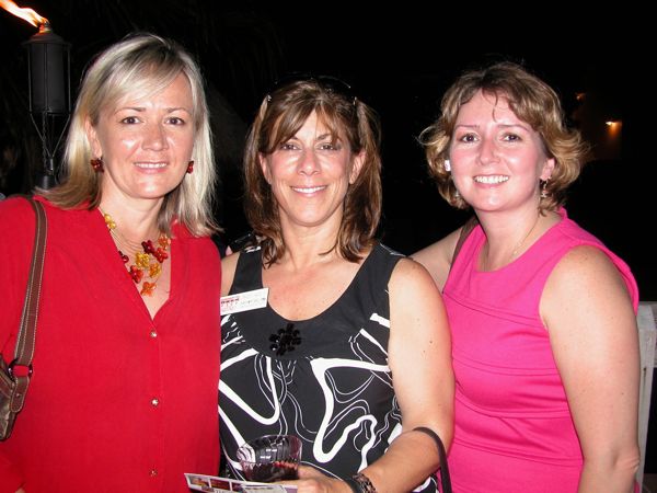 Lilia Berekina, a homeopathic consutant, with Carole Kriete of Choice Mortgage Bank and Lisa Jensen of First Southern Bank. 