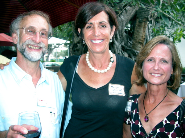 Attorney to the (Delray Networking) Stars David Beale, with Marilyn Shore of Shore Chiropractic and Candy Cohn, freelance writer. All three are members of the chambers's Delray Networking Stars leads group. 
