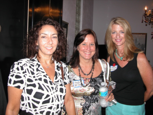 Deborah Maurer of Today's Business Interiors of Boca Raton, left, with Annette Smith of AES Interiors & Associates of Delray Beach and Hope Bruens of B. Marketing in Boca Raton.