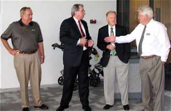 ribbon cutting at ibm credit union