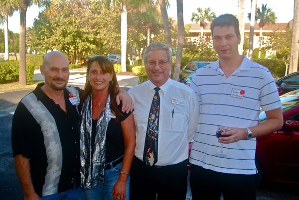 Al Ehrlich and Suzi Sharpless, both of Al Ehrlich Windows & Doors, with Jef Yankow of Lake View Care Centerand Lucas Krupinski of Simses & Associates Attorneys at Law. 