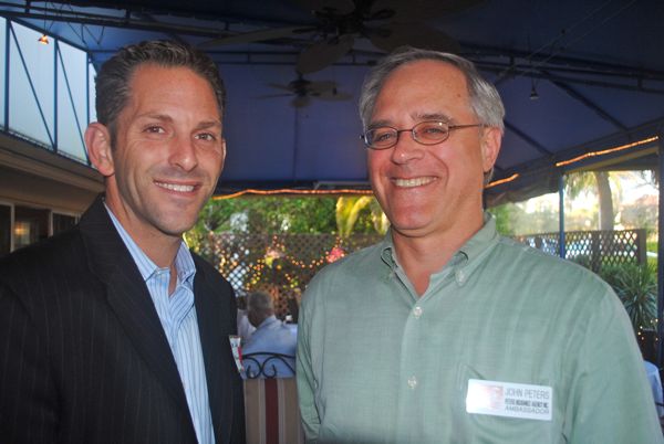 Lee Cohen, of counsel to the Law Offices of Jesse A. Lieberman, left, with John Peters of the Peters Insurance Agency. 