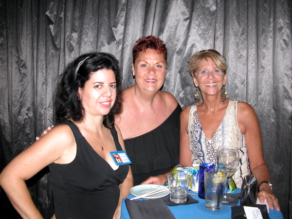 Claudia Michalik of Juice Plus, left, with Jane Vicale of Baxter Martin Advertising and Teri Karst of Communications Specialist LLC.