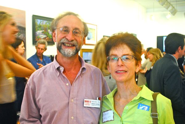 Attorney David Beale with Deborah Tobias of Blue Sky Web Co. 