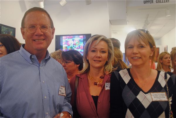 Lee Bonsper of ASG Imaging, left, with Lila Berezkina of VR Business Sales and Victoria Cordova of Number Cruncherz. 