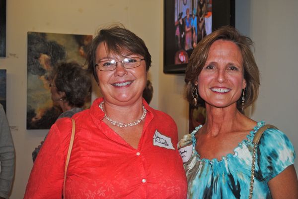 Nancy Richards of New Experiences, left, with Candy Cohn, a freelance writer.
