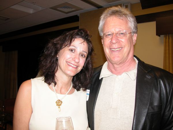 Priscilla Speicher of Events by Priscilla with Ron Towers of Cartridge World in Boynton Beach.