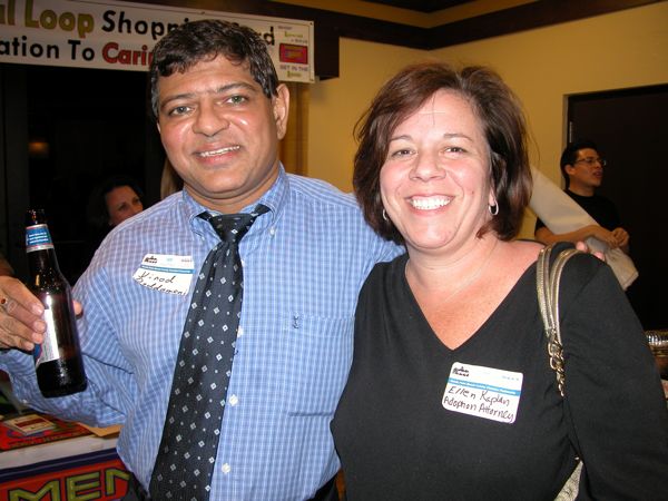 Vinod Doddamani, a patent lawyer in Delray Beach, with Ellen Kaplan of the Law Offices of Ellen M. Kaplan P.A. in Coral Springs.