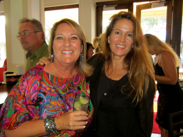 Caren Dockerty, left, with Becky Walsh.