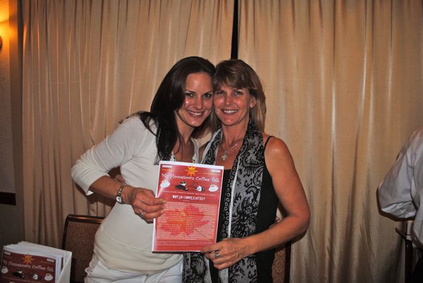 Desiree Peters and Susan Rodman, both of My Home Town Coffee Talk. 