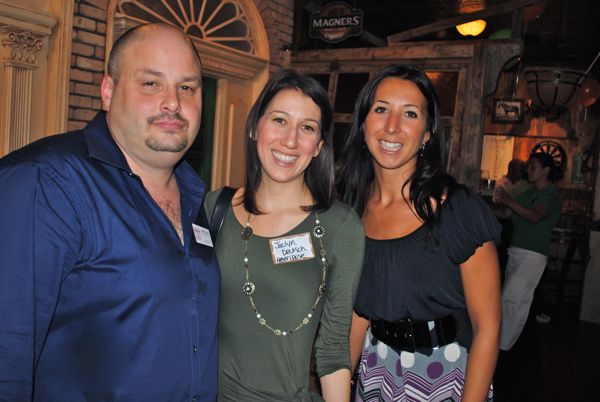 Darren V. Forzese and Jaclyn Deutsch, both of the Bernstein, Miller & Forzese office of Ameriprise Financial, with Kristina Viola of the Seagate Hotel & Spa. 