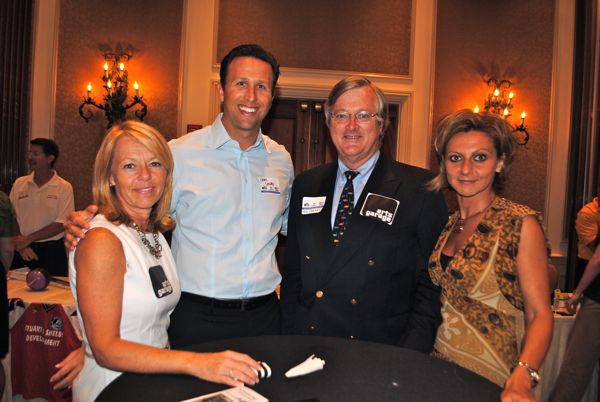   Phyllis Fee of the Blackbyrd Group with Dr. Craig Spodak of the Spodak Dental Group, Delray Beach City Commissioner Tom Carney and Alyona Ushe of Delray's Creative City Collaborative. 