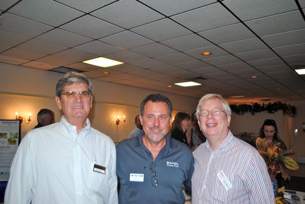 Bill Fagin of B&T Asset Mangement, Len Cava of Embroidme of Delray Beach and David Sedore of Palm Beach Business.com. 