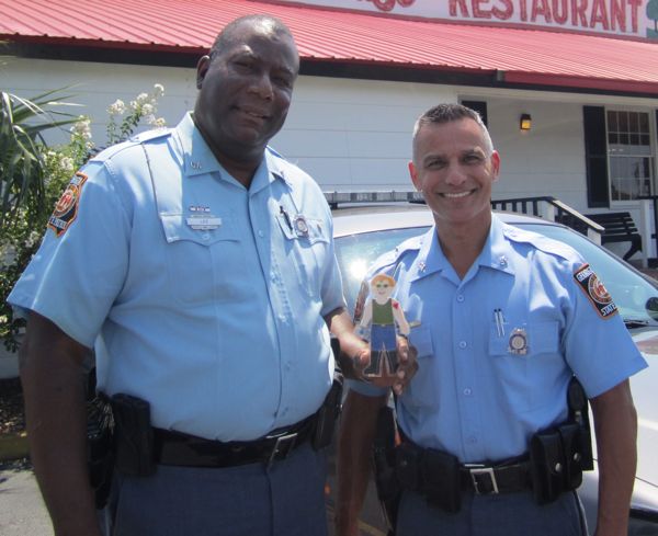 flat stanley with georgia police