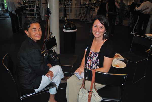 Lynn Carroll, a psychotherapist and massage therapist, left, with Laura Oddo of Loosen Up Massage. 