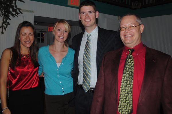 From left, Christina Dombrowsky of RealTime Marketing Group, Ryan Lynch, Conner C. Lynch of the Plastridge Agency and Steve Shelby of FarVision Networks, all of Delray Beach. 