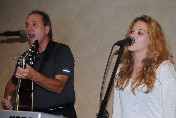 Brian and Sami McCarron provided the entertainment during the event. 