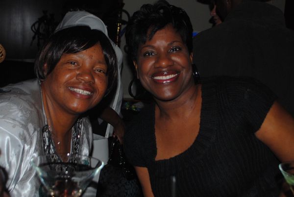 Deborah Nesbit, left, a social worker and life coach, with Felicia Durden. 