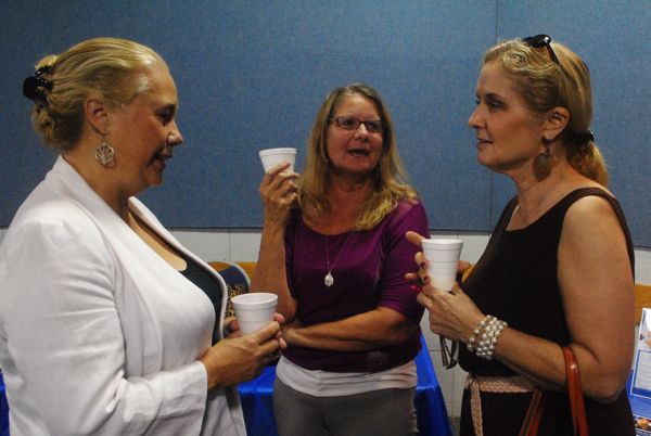 Kasy Young of the Be Your Best Foundation, left, with Vicci Williams and Kim Hale of K.Hle Private Investigations. 