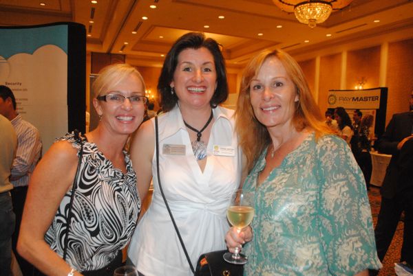 Tiffany Labar of Coldwell Banker in Delray Beach, Leanne Griffith of Old School Square and Theresa Roy also of Coldwell Banker in Delray Beach. 