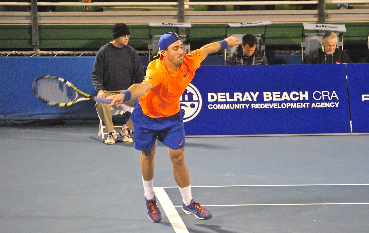 steve johnson delray tennis