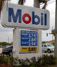 mobil gas station in delray