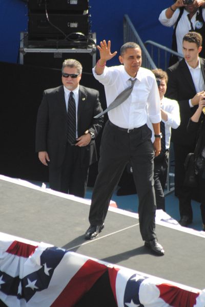 president barack obama in delray beach.