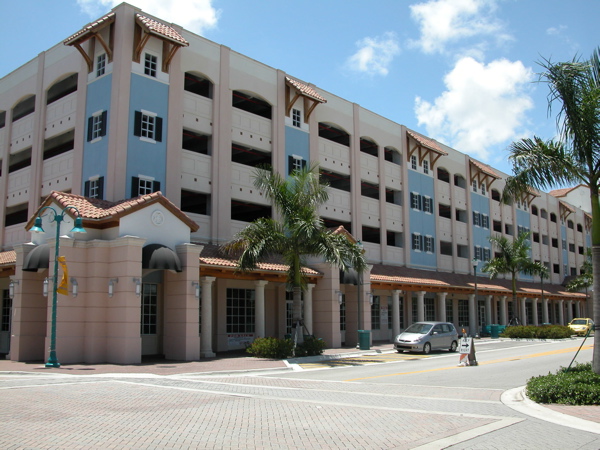 delray's old school square parking garage
