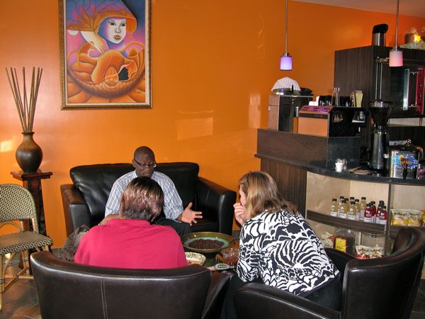 inside visionary cafe