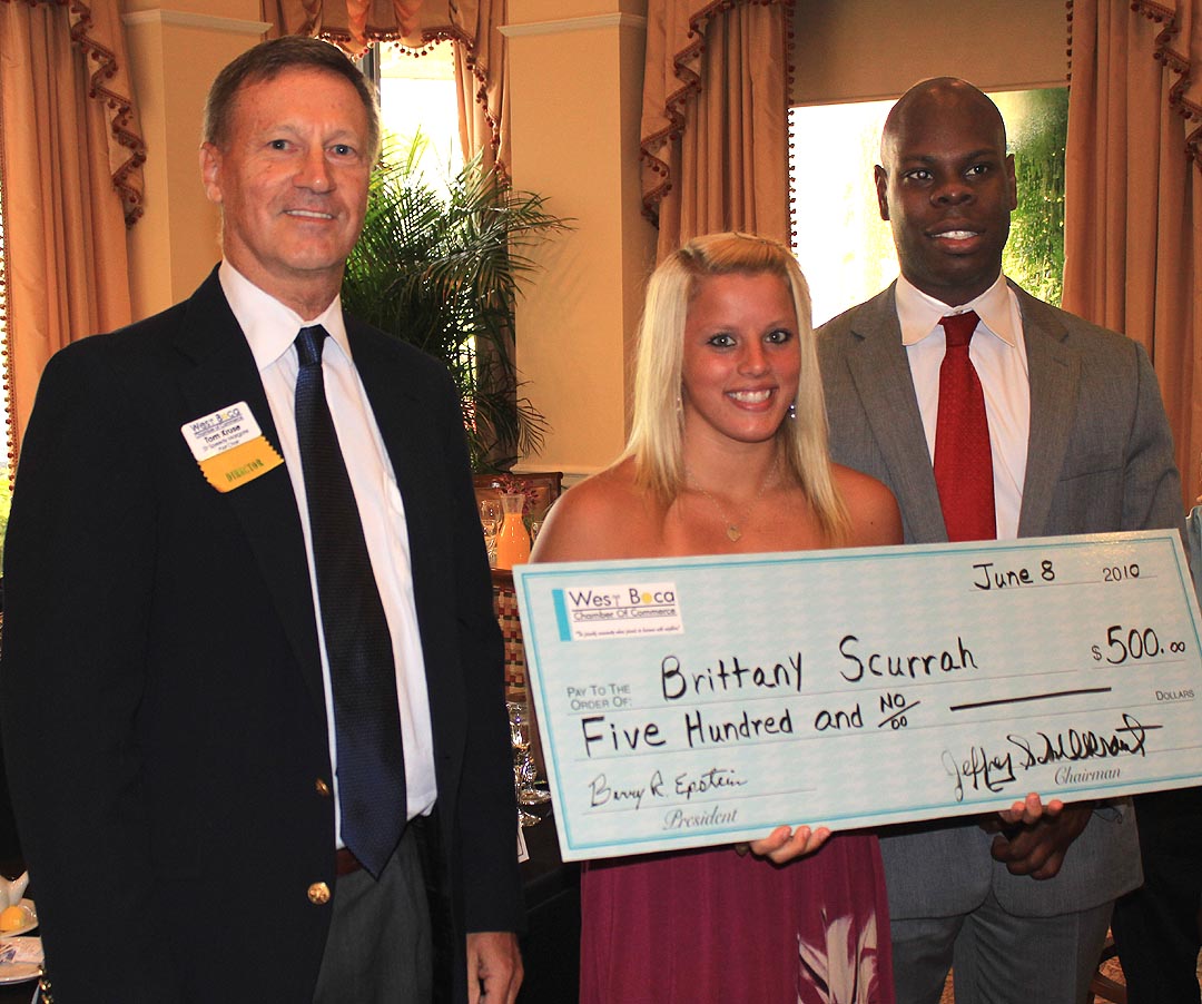 Brittany Scurrah with Kruse and Linton. 